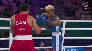 85. (M70kg) AH TONG Marion (SAM)_WON RSC R3 vs KAOMA Tavita (KIR) Commonwealth Games Glasgow 2026