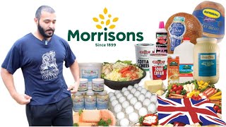 تكلفة المعيشة| تكاليف المعيشة في بريطانيا |Morrisons Food Hall - British Grocery Shopping in Uk