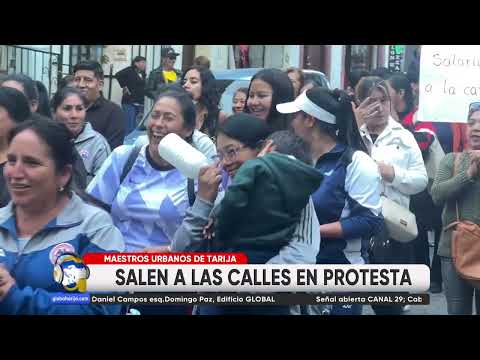 MAESTROS VUELVEN A LAS CALLES EXIGIENDO INCREMENTO SALARIAL