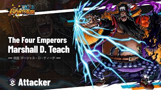 One Piece バウンティラッシュ 四皇 マーシャルDティーチ ゲームプレイ解説動画