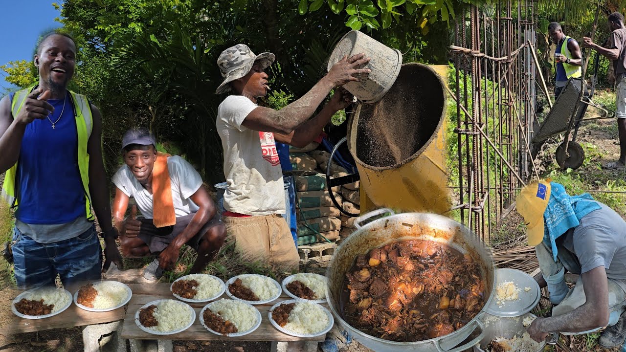 Big casting On The Work Site Today Ten Pound Of Rice Vs Ten Men It Wasn ...
