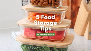 Reduce food waste with these food storage tips! 💚🌿