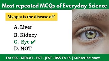 20 Important MCQs of Everyday Science | Sir Naeemullah Mahar