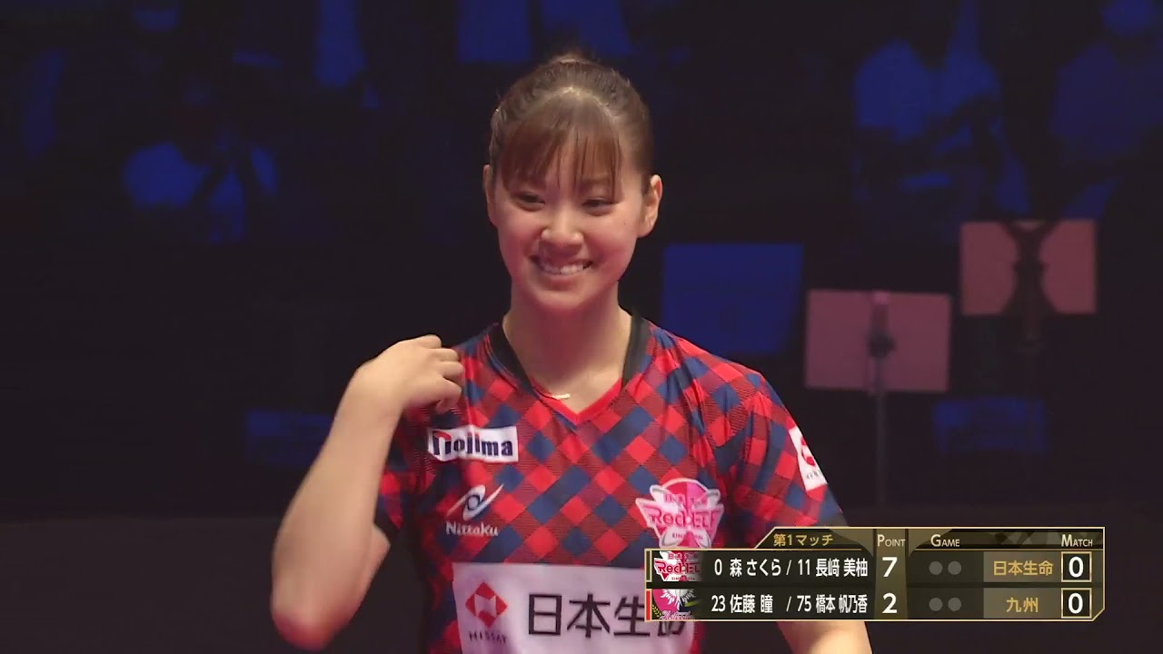 森さくら 長﨑美柚 vs 佐藤瞳 橋本帆乃香 T FINAL GAME 1st Game 日本