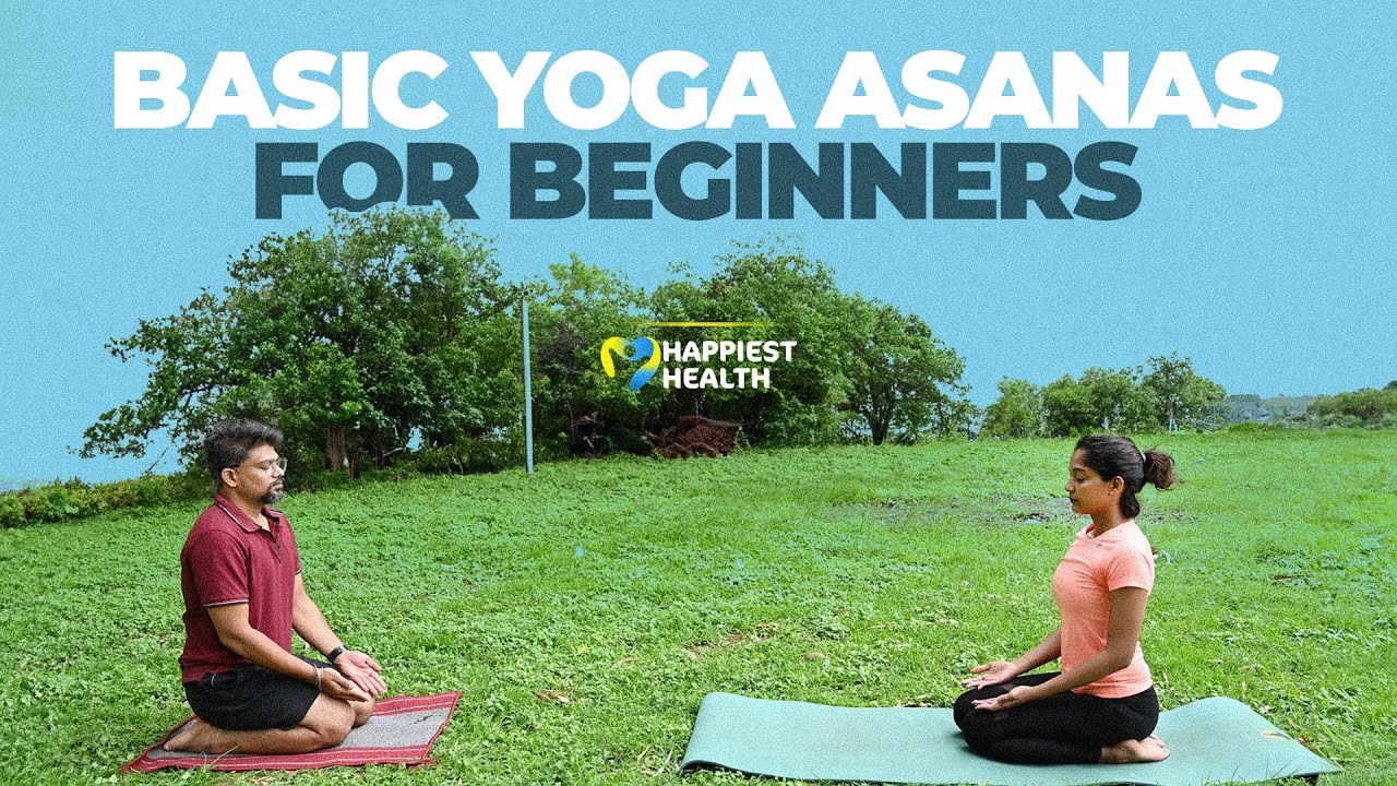 Three sitting yoga asanas for beginners