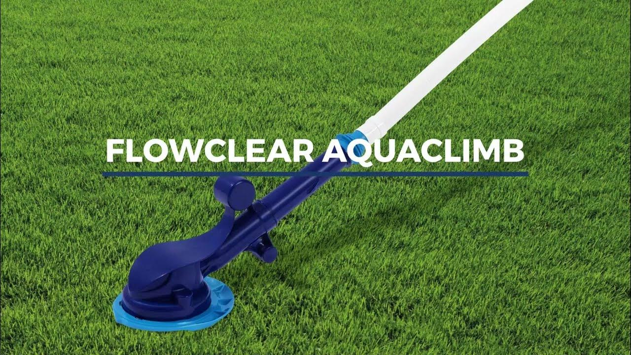 Flowclear AquaClimb Automatic WaterPowered Above Ground Pool Cleaning Vacuum YouTube