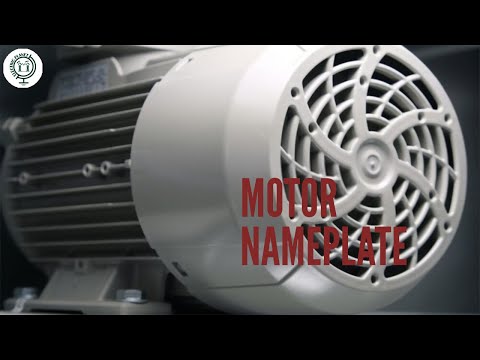 Video: Hva er spesifikasjonene nevnt på typeskiltet til standard induksjonsmotorer?