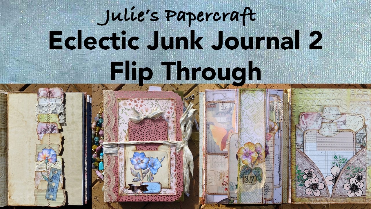 その他 Go for a walk 2 - eclectic junk journal Eclectic Junk Journal Flip Through - Chunky Handmade Journal for