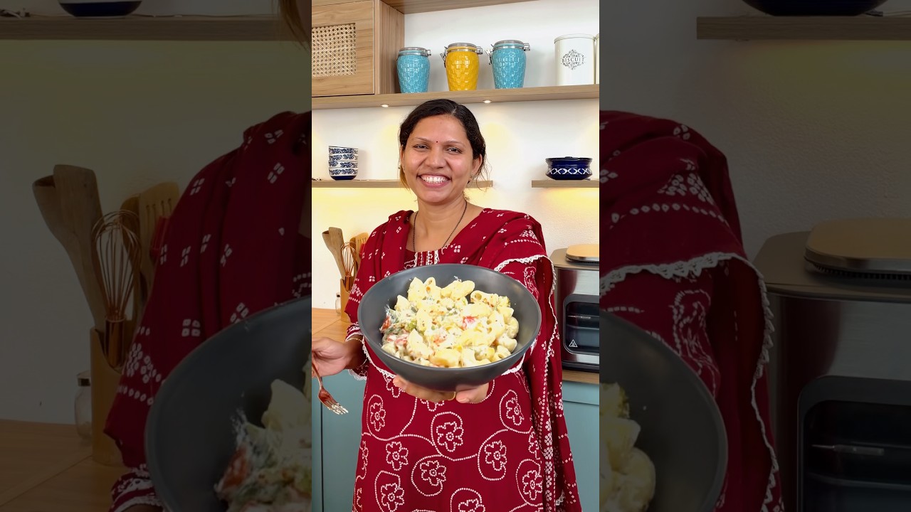No Maida white sauce pasta 🤩 | white sauce pasta for kids | #shorts | kabitaskitchen No Maida white sauce pasta 🤩 | white sauce pasta for kids | #shorts | kabitaskitchen