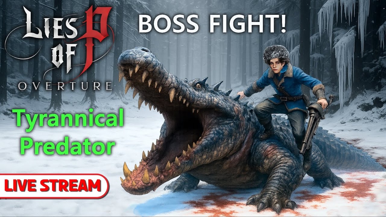 🔴 LiveSTREAMING Lies of P Overture on PS5 (TYRANNICAL PREDATOR BOSS ...