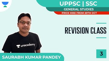 Revision Class-3 | General Studies | UPPSC | SSC | Saurabh Kumar Pandey