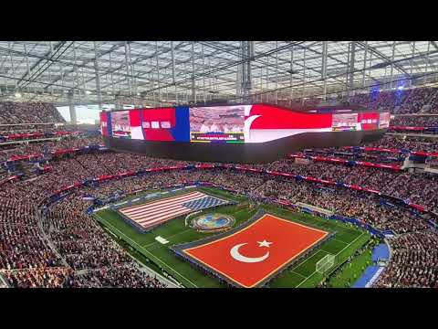 USA National anthem vs Turkiye - Los Angeles SOFI stadium - World Cup 2026