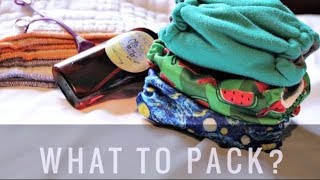 PACKING BABY'S HOSPITAL BAG: NEWBORN CLOTH DIAPERS