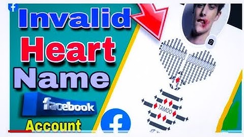 How To Create Invalid Stylish Heart Name Facebook Account 2021 |Stylist Name Id||Taimur Creations|
