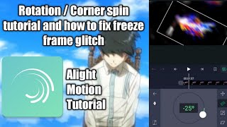 How to do corner spin / rotation on alight motion | Alight Motion tutorial