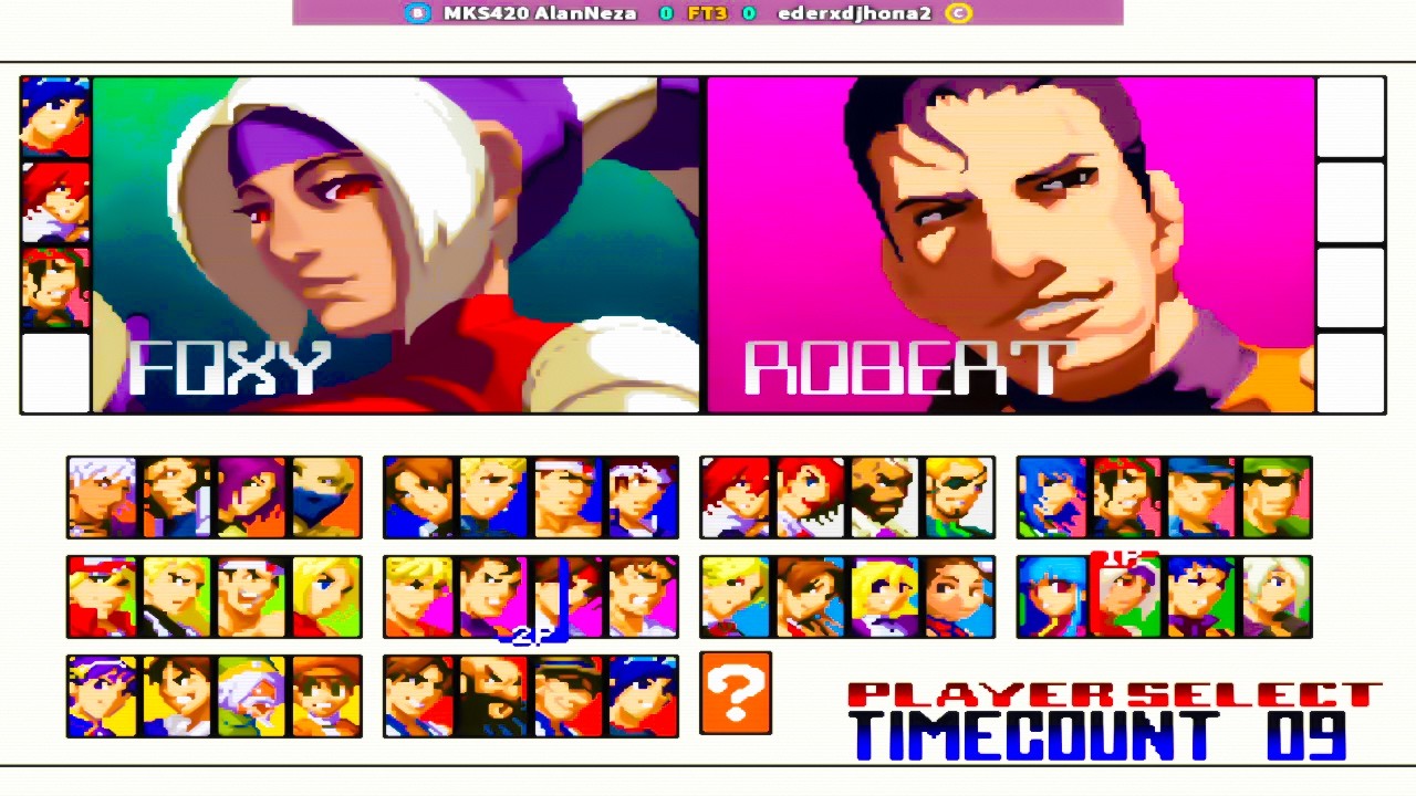 The King Of Fighters 2001 - Mks420 Alanneza Vs Ederxdjhona2 - YouTube