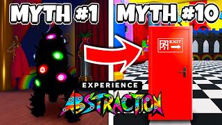 I BUSTED 10 MYTHS In Experience Abstraction!