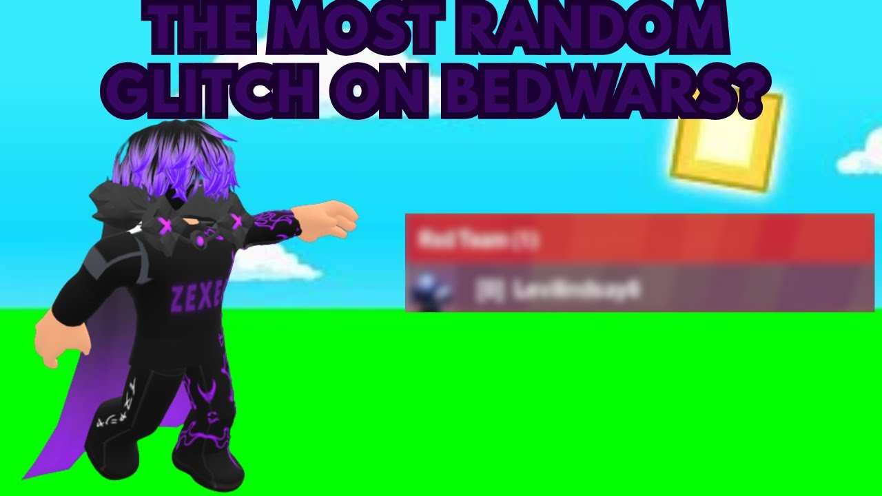 So I Got The Most Random Glitch On Roblox Bedwars... - YouTube