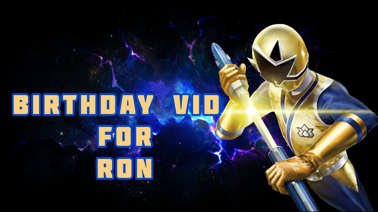 Power Rangers Legacy Wars Birthday vid for Ron - YouTube