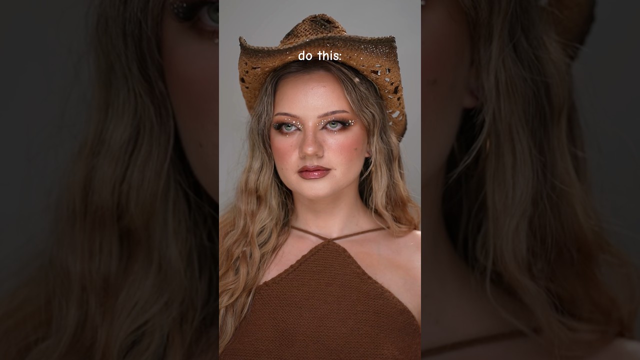 the ultimate bronze goddess coachella makeup 🎡🤎✨ #coachella #makeuptutorial #festivalmakeup