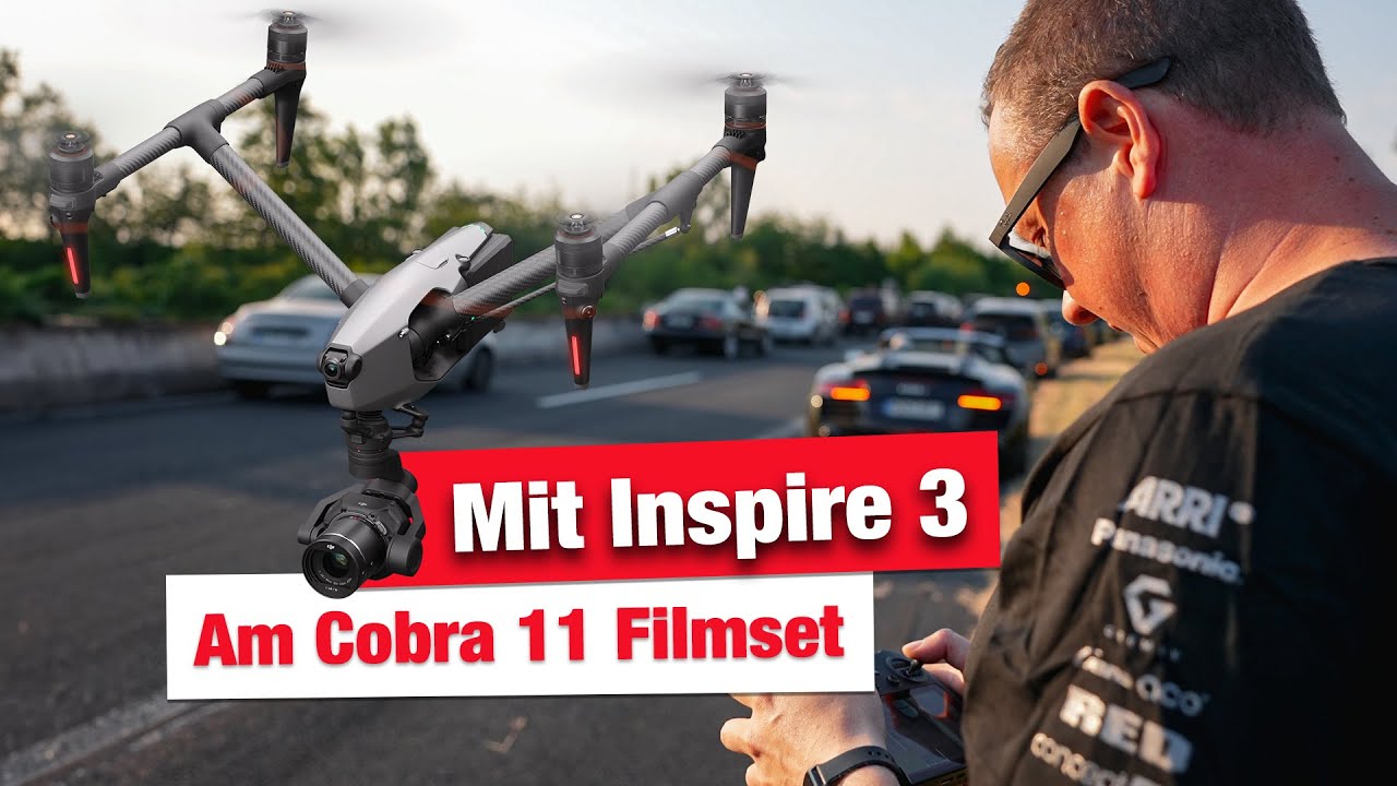 Mit der DJI Inspire 3 am Filmset 🎬 von Alarm für Cobra 11 🐍
