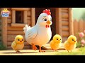 🐔 The Happy Chicken Song | Fun Kids Dance & Animal Song | Nursery Rhyme