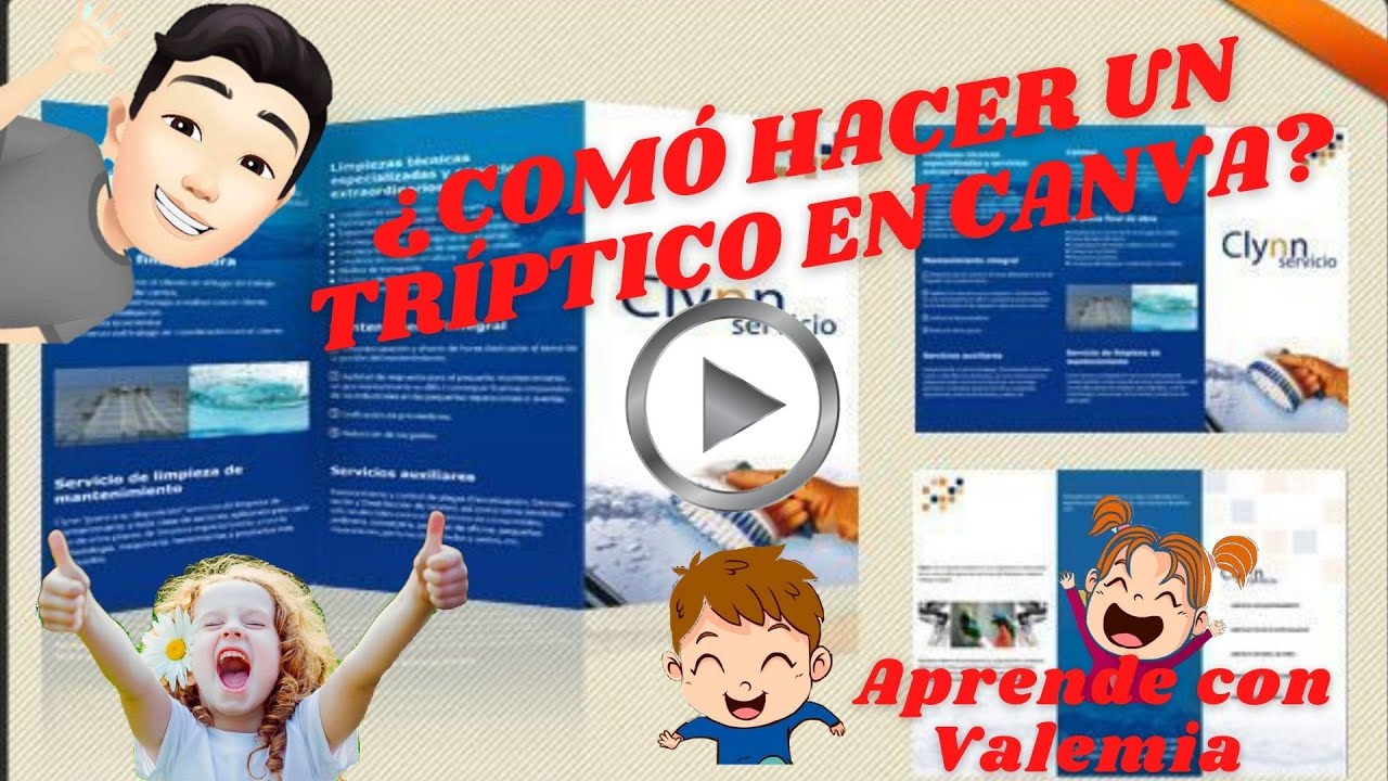 ¿ COMÓ HACER UN TRÍPTICO EN CANVA? YouTube