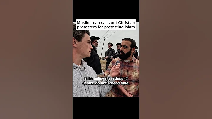 Muslim Calls Out Christian Protesters