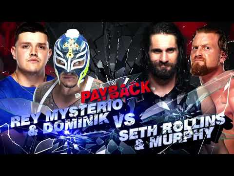 Dominik & Rey Mysterio vs. Seth Rollins & Murphy – Official Match Card V2 HD – WWE Payback 2020