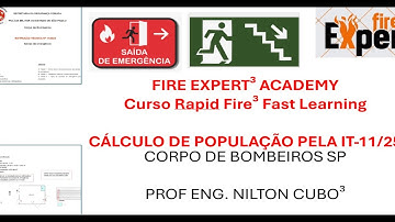 -Cálculo de população e saídas pela IT-11/25 -Curso Rapid Fire FAst Learning³