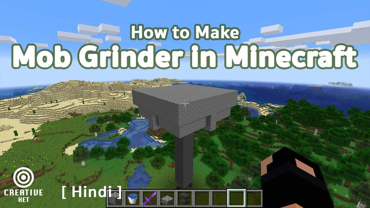 How To Make Mob Grinder in Minecraft Java Edition | Creative Het ...