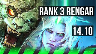 RENGAR vs VIEGO (JGL) | Rank 3 Rengar, 12/2/4, Legendary | BR Challenger | 14.10