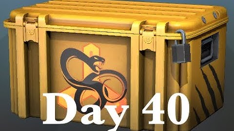 Opening a CS:GO snakebite case until I get a gloves #40