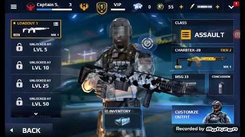 Changing my loadout - modern combat  5