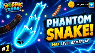 Crazy Worms Zone Gameplay 😳 Unlimited Coins Snake screenshot 5