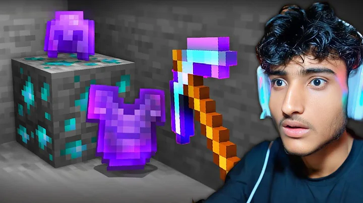 Minecraft, But Ores Drop Op Items..!! Minecraft Pocket Edition 🔥