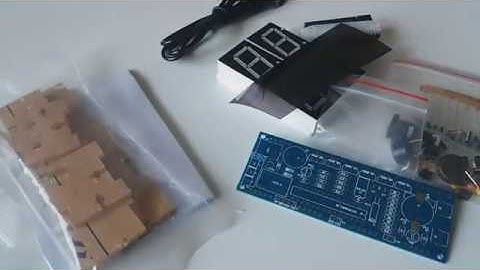 Geekcreit® DIY 4 Digit LED Electronic Clock Kit Temperature Light Control Version from Banggood