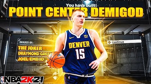 *NEW* RARE 99 OVR “POINT CENTER” BUILD IS UNSTOPPABLE 🔥🔥🔥NBA 2K21 best center build