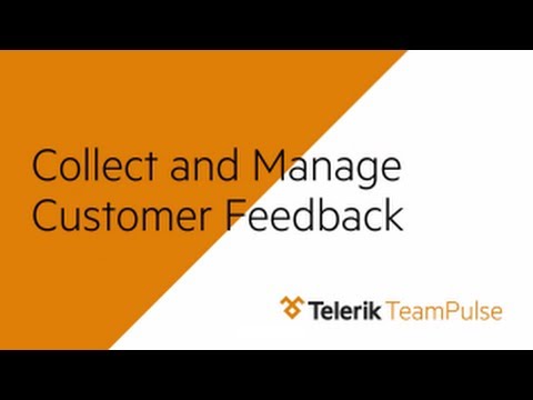 Collect and Manage Customer Feedback with Telerik TeamPulse