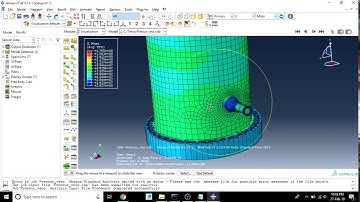 Simulation of crack in Pressure vessel using Abaqus Tutorial