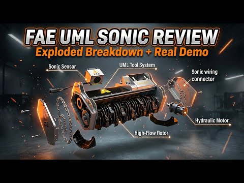 We Demo’d FAE’s New UML / SSL Sonic Mulcher on a Takeuchi TL12V2 – Here’s the Truth