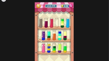 Water Sort Puzzle I Level 572 I  Facebook I SOLVED