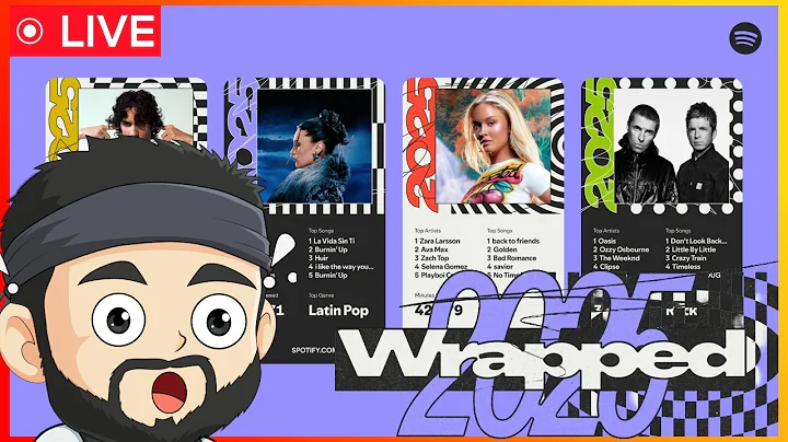 🔴REACTING TO YOUR SPOTIFY WRAPPED 2025