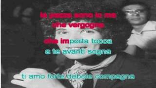 Video thumbnail of "Karaoke - Battisti - Una Donna Per Amico"