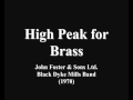 High peak for brass  black dyke 1970