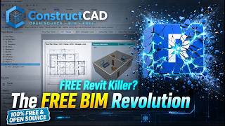 Goodbye Revit? Testing ConstructCAD -Free Open Source BIM Software
