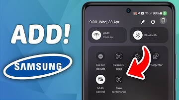 How to Add Take Screenshot to Samsung Quick Settings