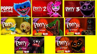 Poppy Playtime: 1,2,3,4,5,6,7,8 - Icons
