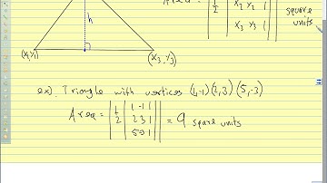 Adv Pre Calc 2018 7.8 Applications of Determinants