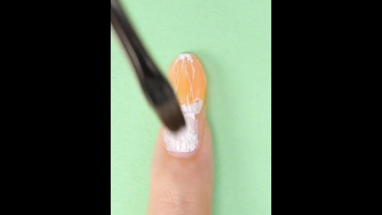 6. Quick Orange Nail Art Designs - wide 1